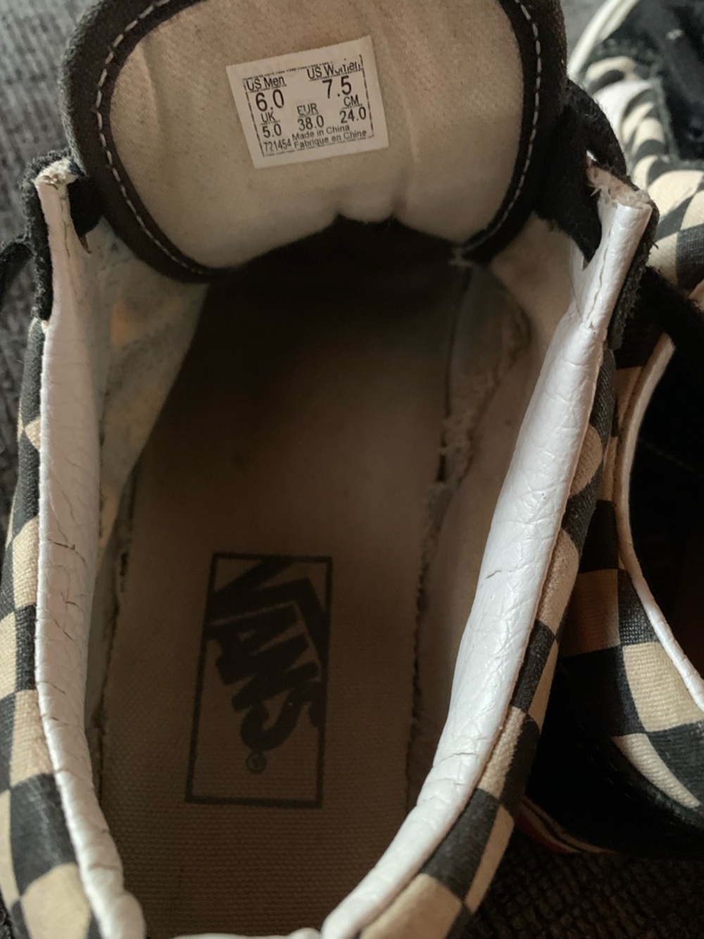 Vans Old Skool Checkerboard sneakers - Picture 4 of 5